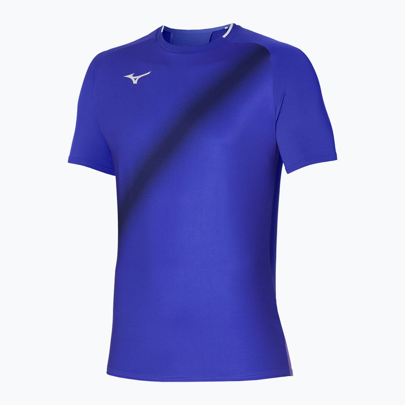 Мъжка тениска за тенис Mizuno Shadow Tee violet blue