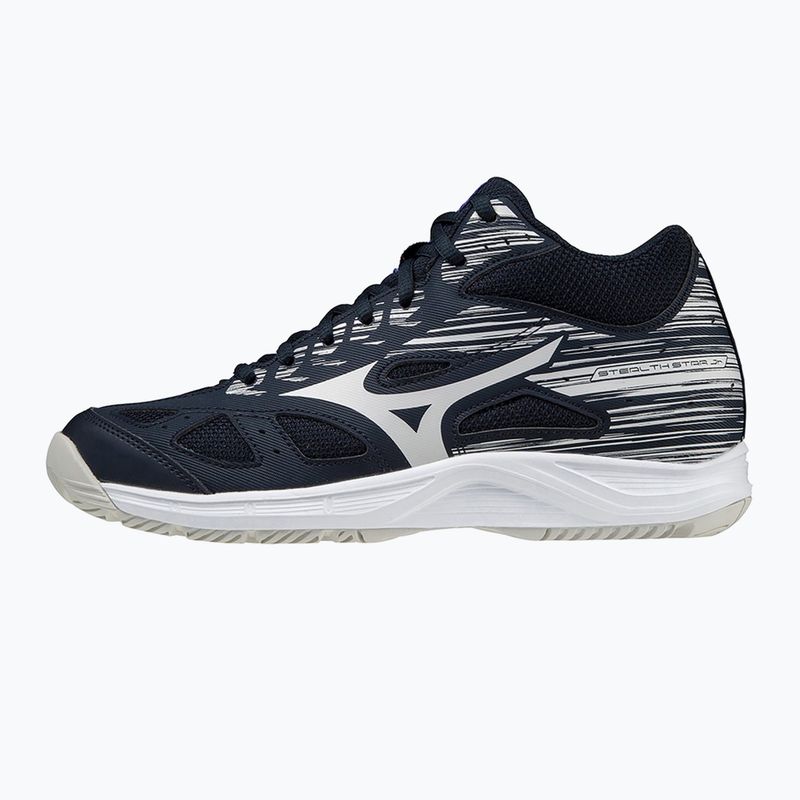 Mizuno Stealth Star Mid детски обувки за хандбал тъмносини X1GC211502 9