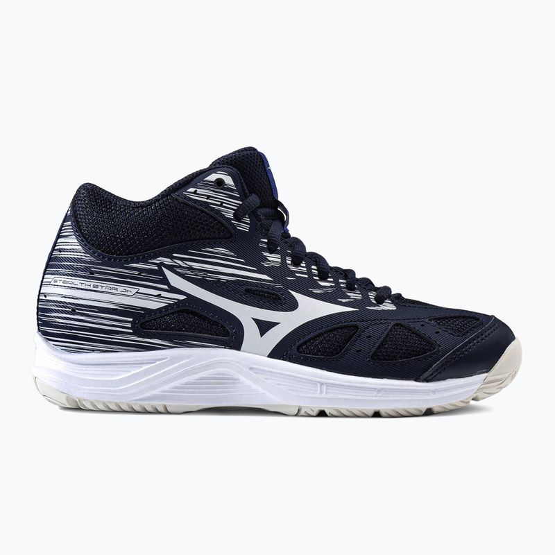 Mizuno Stealth Star Mid детски обувки за хандбал тъмносини X1GC211502 2