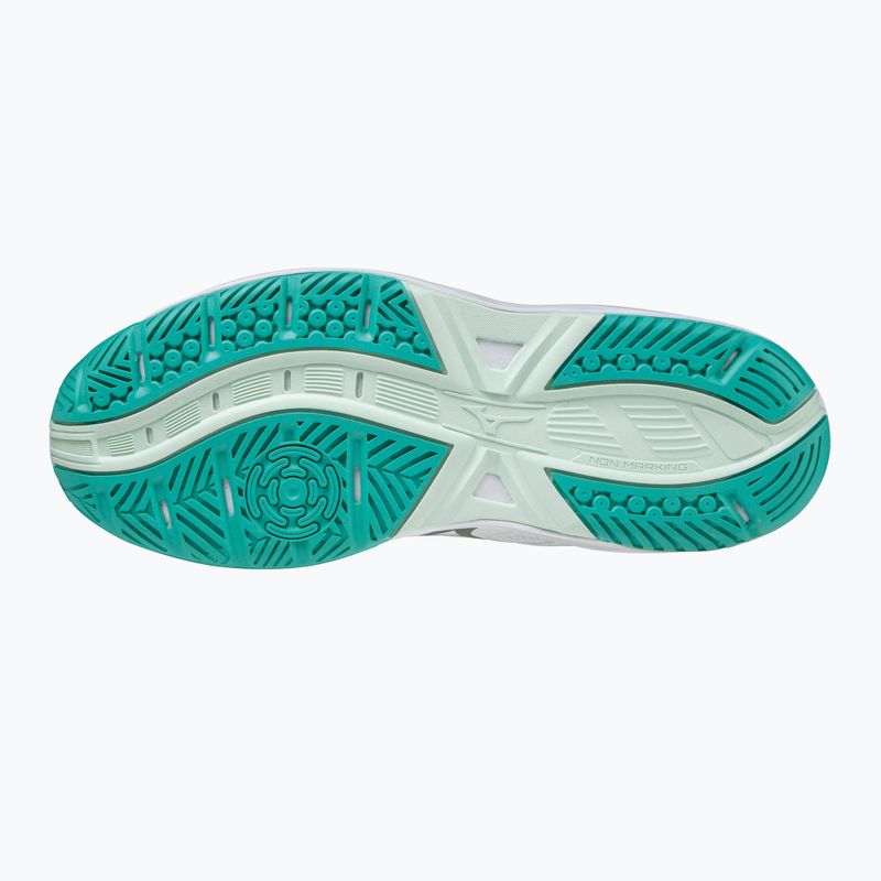 Дамски обувки за тенис Mizuno Break Shot 3 AC white and green 61GA212623 11