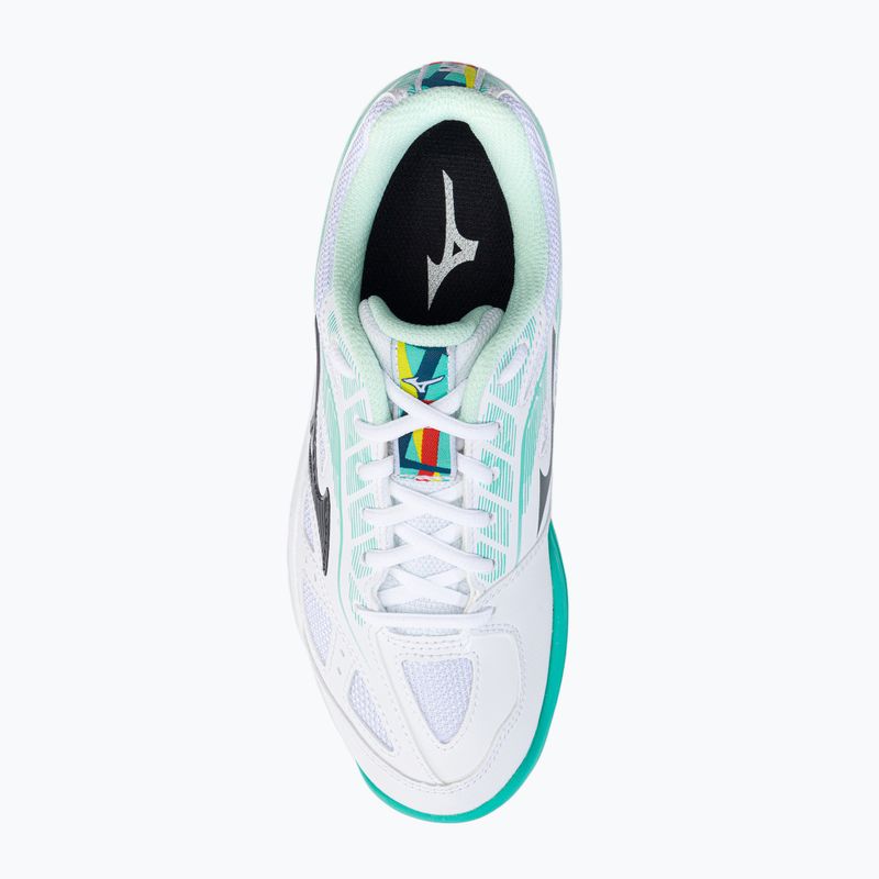 Дамски обувки за тенис Mizuno Break Shot 3 AC white and green 61GA212623 6
