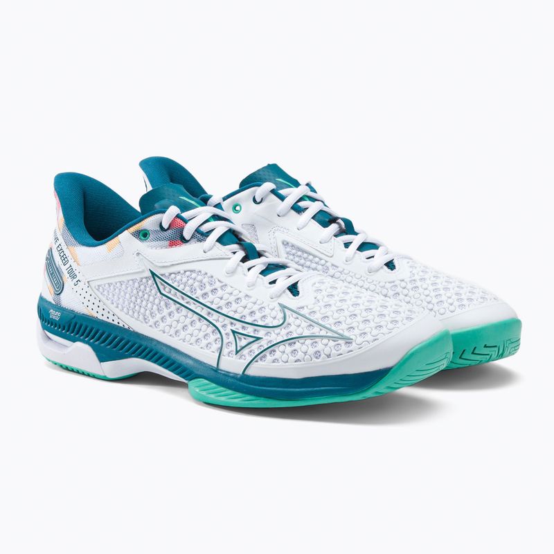 Обувки за тенис Mizuno Wave Exceed Tour бели 61GA2270 5