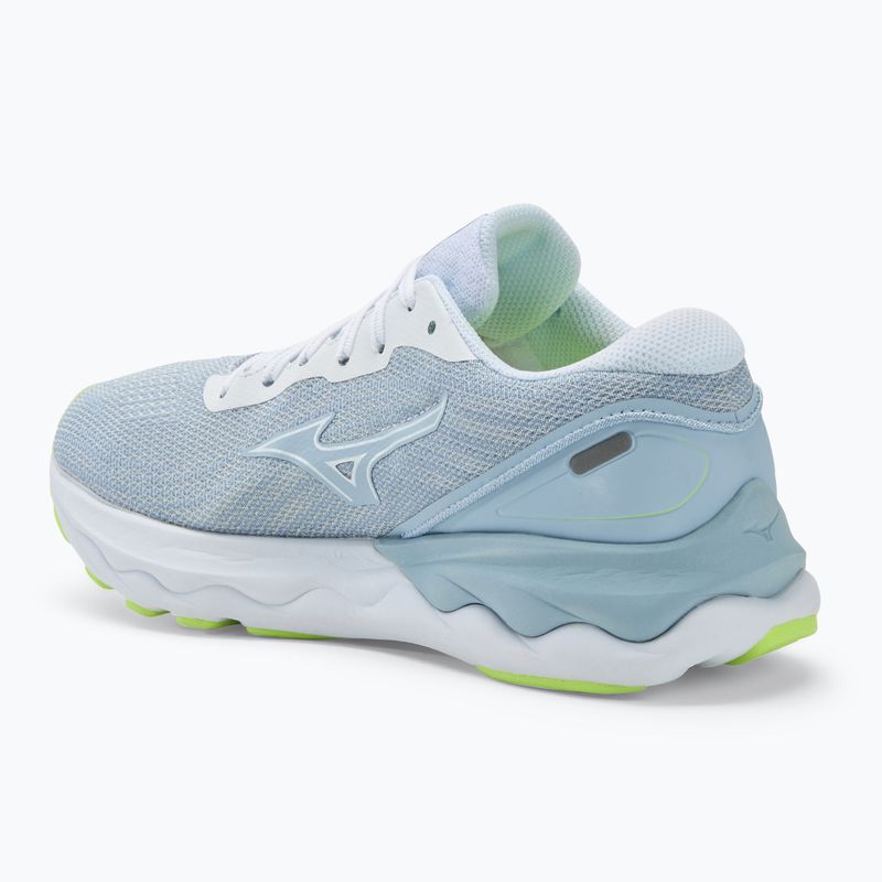 Дамски обувки за бягане Mizuno Skyrise 3 white/ white/ neo lime 3