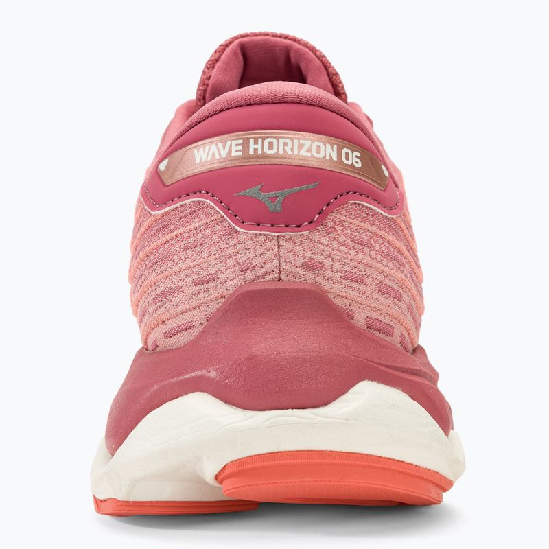 Дамски обувки за бягане Mizuno Wave Horizon 6 garnet rose/rose copper/persimmon 7
