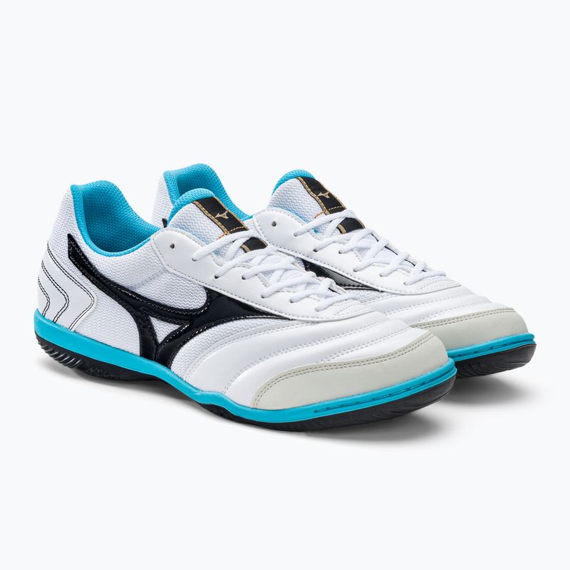 Mizuno Morelia Sala Club IN мъжки футболни обувки бяло и черно Q1GA220309 4