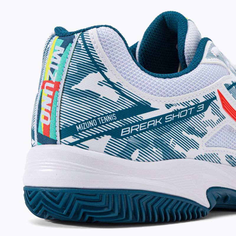 Мъжки обувки за тенис Mizuno Breakshot 3 CC white 61GC2125 8