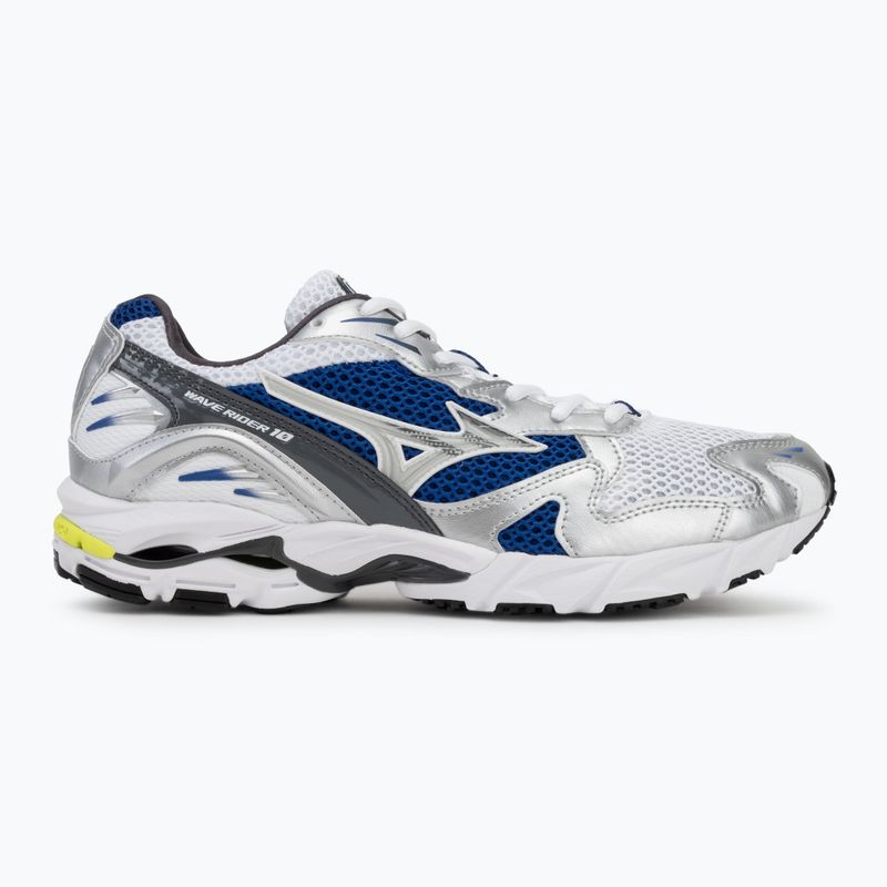Мъжки обувки Mizuno Wave Rider 10 white/silver/surf the web 2