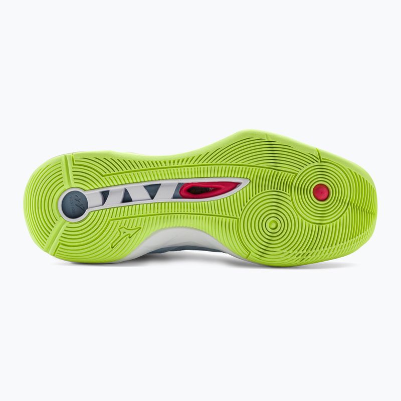 Мъжки обувки за волейбол Mizuno Wave Momentum 2 heather/white/neo lime 5