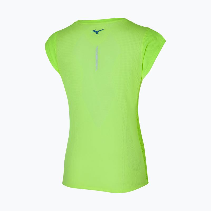 Дамска тениска за бягане Mizuno Aero Tee neolime 4