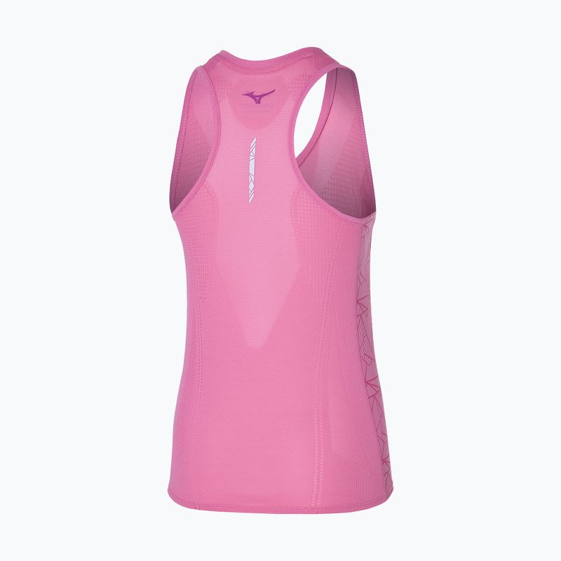 Дамски потник за бягане Mizuno Aero Tank wildorchid 2