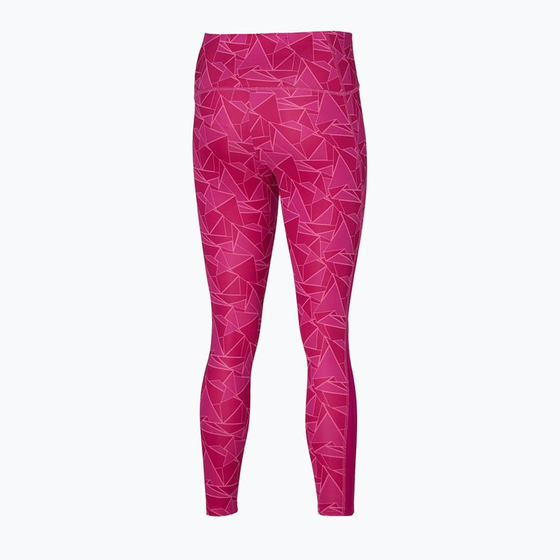 Дамски клин за бягане Mizuno 7/8 Printed pink peacock 2