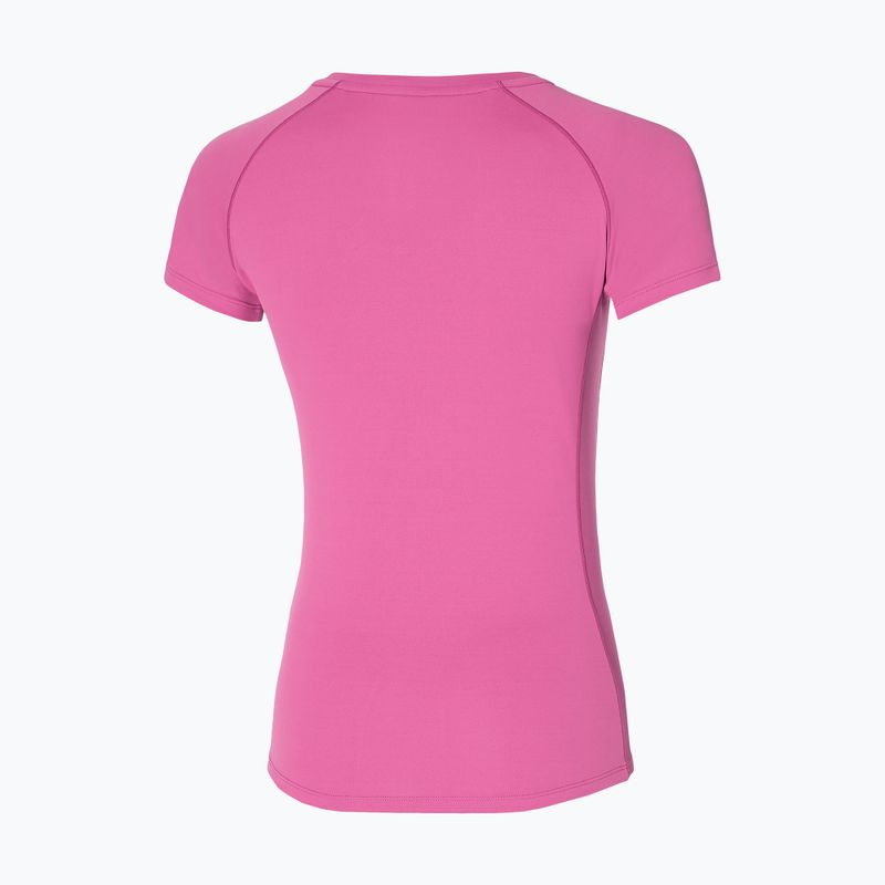 Дамска тениска за бягане Mizuno Sun Protect Tee wild orchid 2