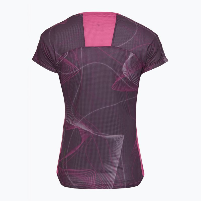 Дамска тениска за бягане Mizuno Aero Tee gape wine 2