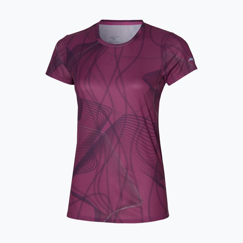 Дамска тениска за бягане Mizuno Graphic Tee magenta haze