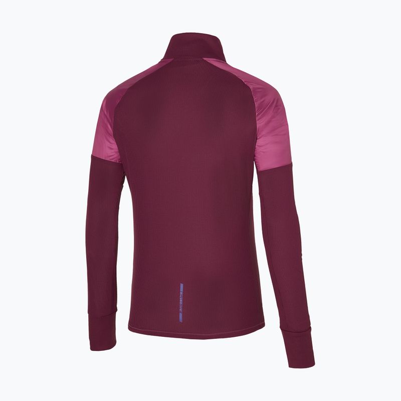 Дамска блуза за бягане с дълъг ръкав Mizuno Hybrid LS Tee magenta haze 2