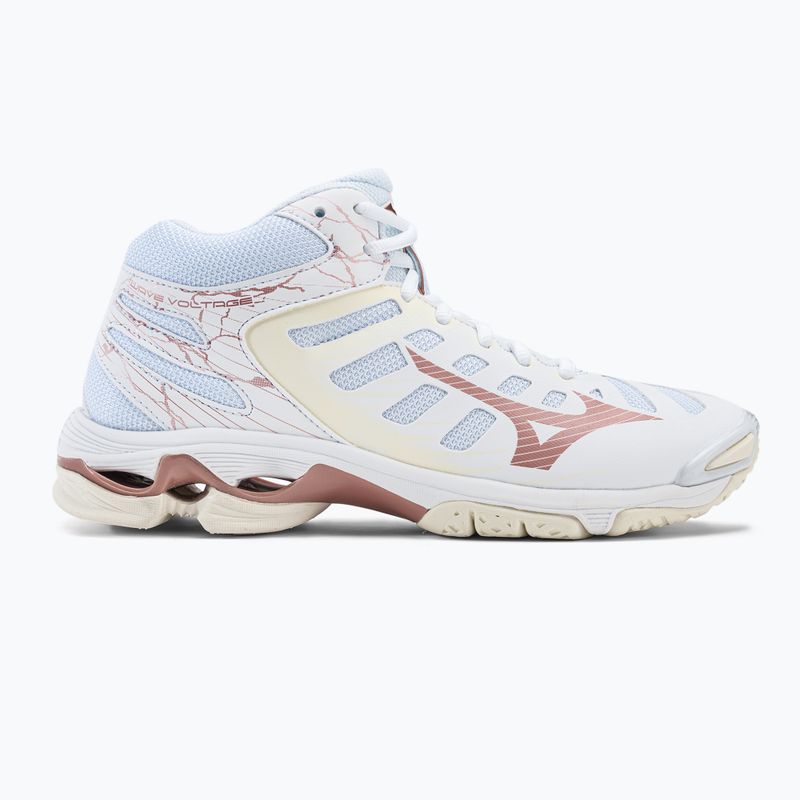 Дамски обувки за волейбол Mizuno Wave Voltage Mid white V1GC216536 2