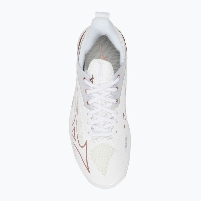 Дамски обувки за хандбал Mizuno Wave Mirage 4 white/rose/snow white 5