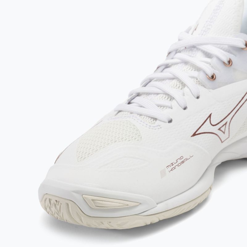 Дамски обувки за хандбал Mizuno Wave Mirage 4 white/rose/snow white 7