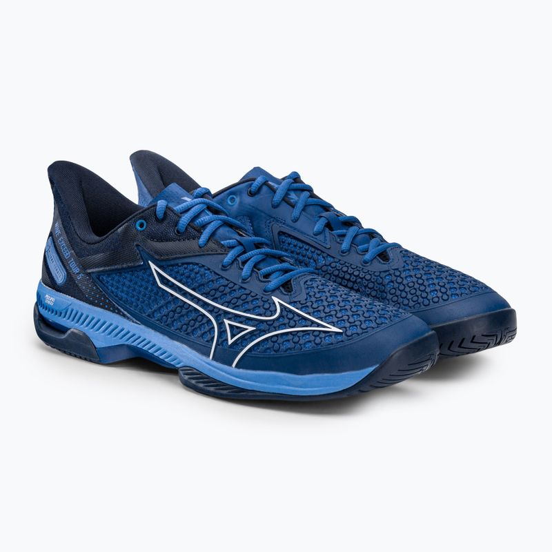 Мъжки обувки за тенис Mizuno Wave Exceed Tour 5 AC true blue/white/dress blues 5