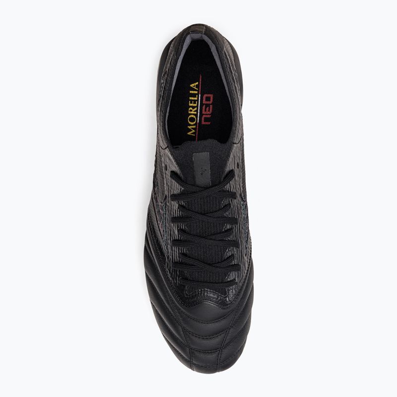 Mizuno Morelia Neo III Beta Elite MD футболни обувки черни P1GA229199 6