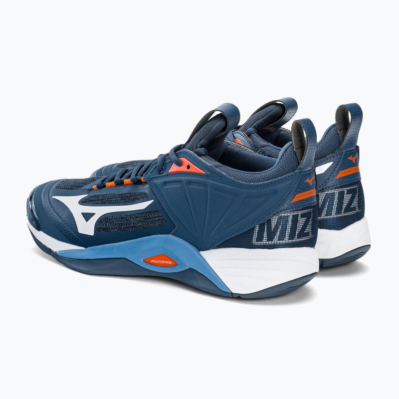 Мъжки обувки за волейбол Mizuno Wave Momentum 2 dark denim/white/scarlet ibis 3