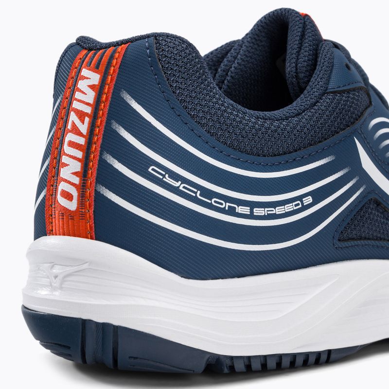 Mizuno Cyclone Speed 3 обувки за волейбол в синьо и бяло V1GA218021 10