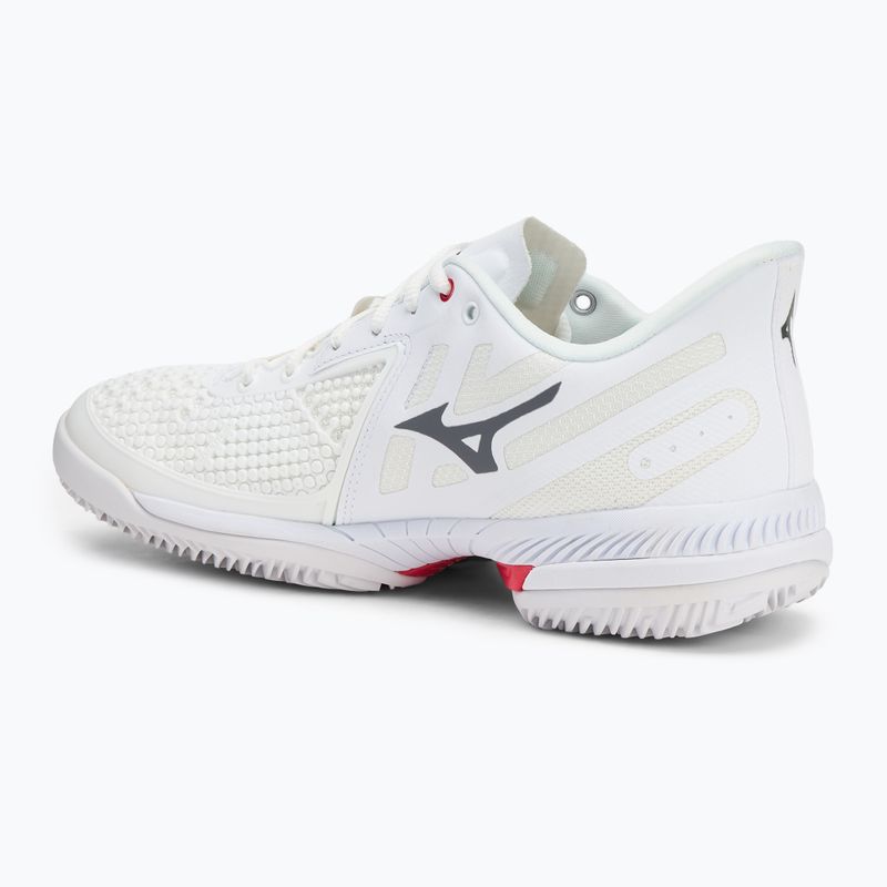 Дамски обувки за тенис Mizuno Wave Exceed Tour 5 CC undyed white/quiet shade/opera red 3