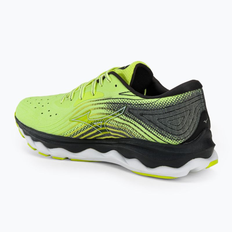 Мъжки обувки за бягане Mizuno Wave Sky 6 neo lime skywriting/black 3