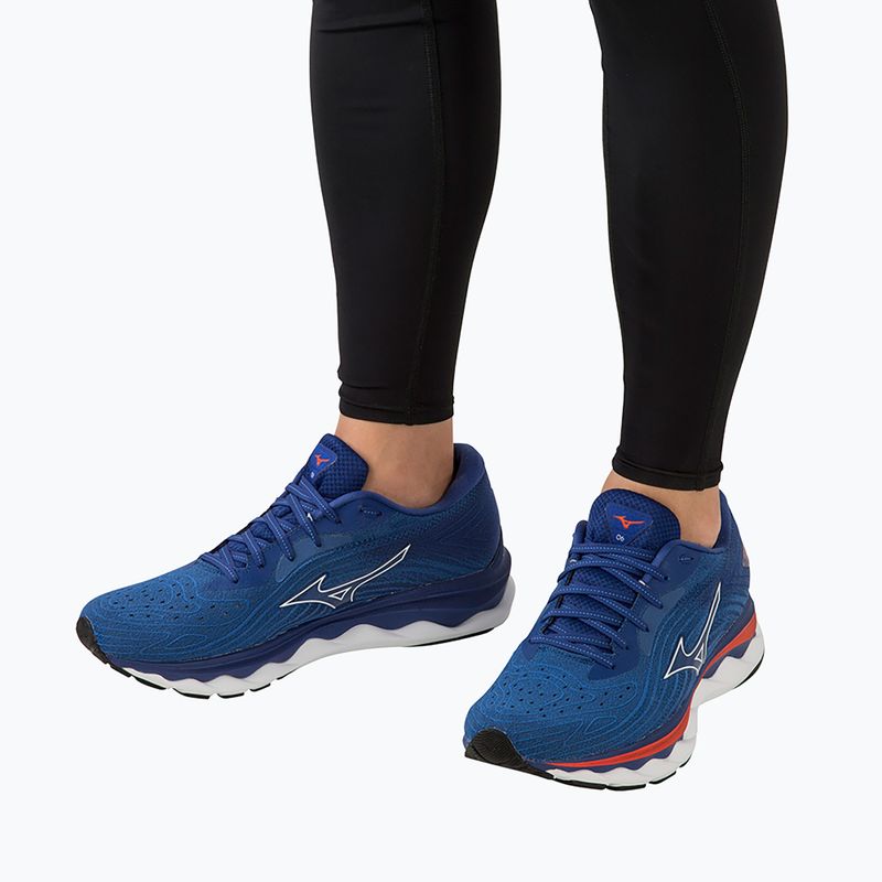 Мъжки обувки за бягане Mizuno Wave Sky 6 turquoise sea/white/cherry tomato 3
