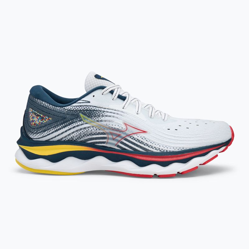 Дамски обувки за бягане Mizuno Wave Sky 6 white/ hibiscus/ buttercup 2