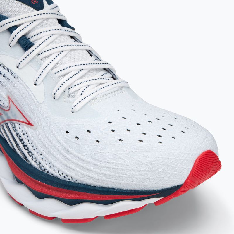 Дамски обувки за бягане Mizuno Wave Sky 6 white/ hibiscus/ buttercup 7