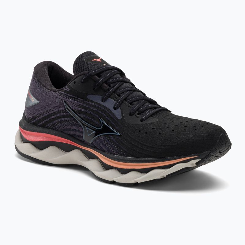 Дамски обувки за бягане Mizuno Wave Sky 6 black/quicksilver/hot coral