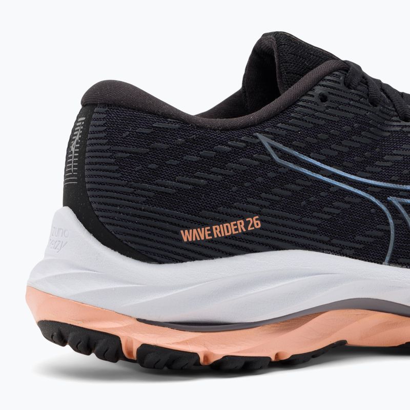 Дамски обувки за бягане Mizuno Wave Rider 26 odyssey gray/quicksilver/salmon 10