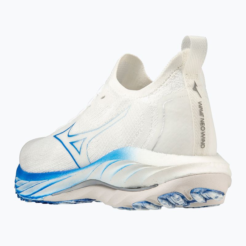 Дамски обувки за бягане Mizuno Wave Neo Wind бели/сребърни/мирно сини 12