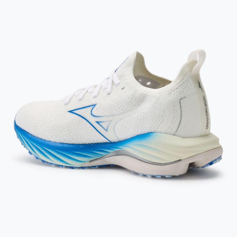 Дамски обувки за бягане Mizuno Wave Neo Wind бели/сребърни/мирно сини 3
