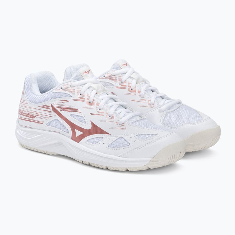 Детски обувки за хандбал Mizuno Stealth Star C  бели X1GC2107K36 4