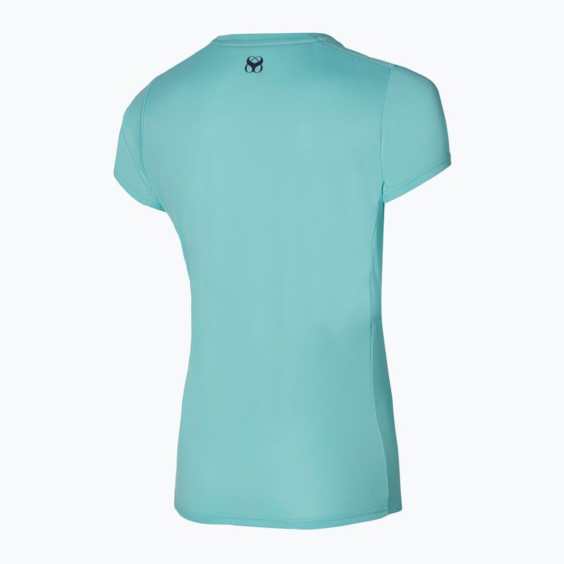 Дамска тениска за бягане Mizuno Two Loop 88 Tee blue 32GAA20122 2