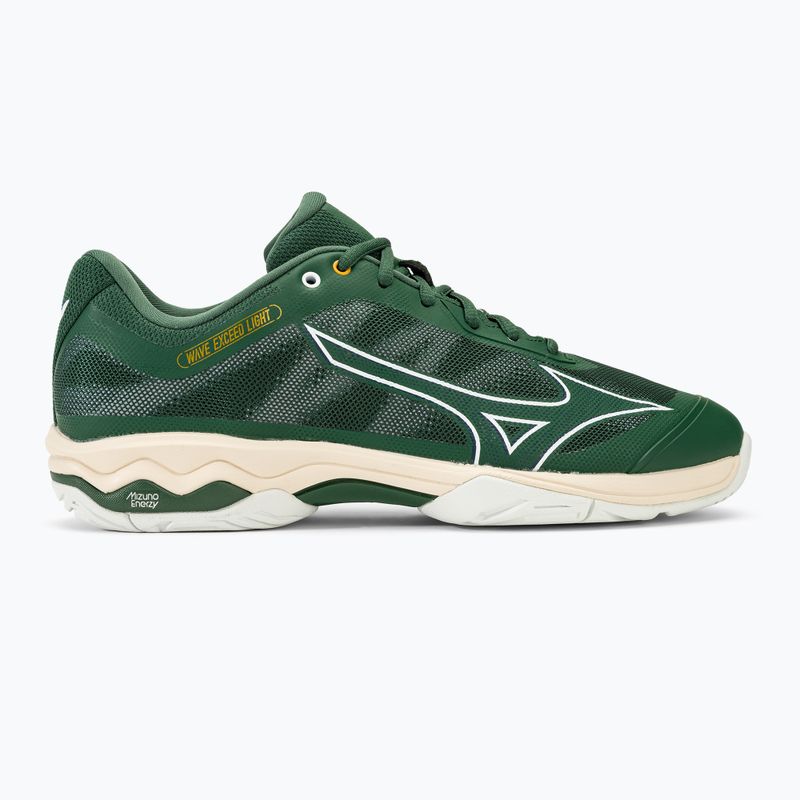 Мъжки обувки за тенис Mizuno Wave Exceed Light AC pine needle/white/papyrus 2