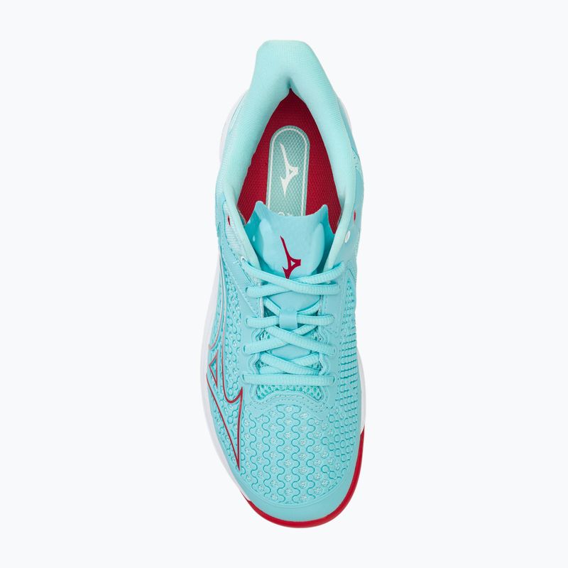 Дамски обувки за тенис Mizuno Wave Exceed Tour 5 AC tanger turquoise/firery coral 2/white 5