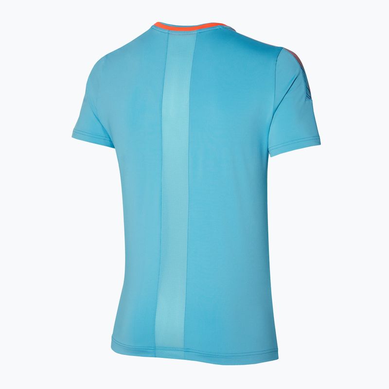 Мъжка тениска за бягане Mizuno Shadow Tee blue 62GAA00222 2