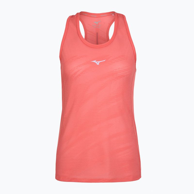 Дамски потник за бягане Mizuno Aero Tank sunkissed coral