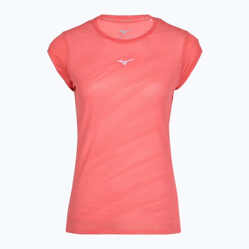 Дамска тениска за бягане Mizuno Aero Tee sunkissed coral