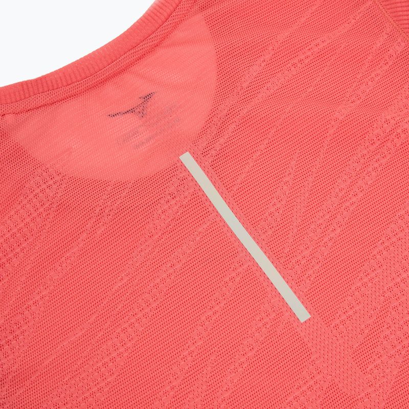 Дамска тениска за бягане Mizuno Aero Tee sunkissed coral 4