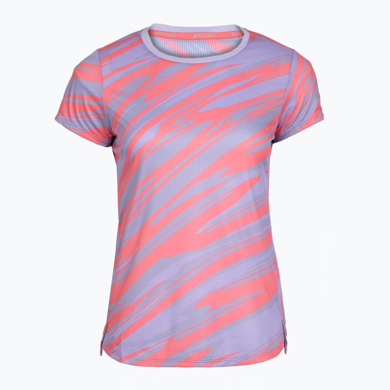 Дамска тениска за бягане Mizuno DAF Graphic Tee pastel lilac