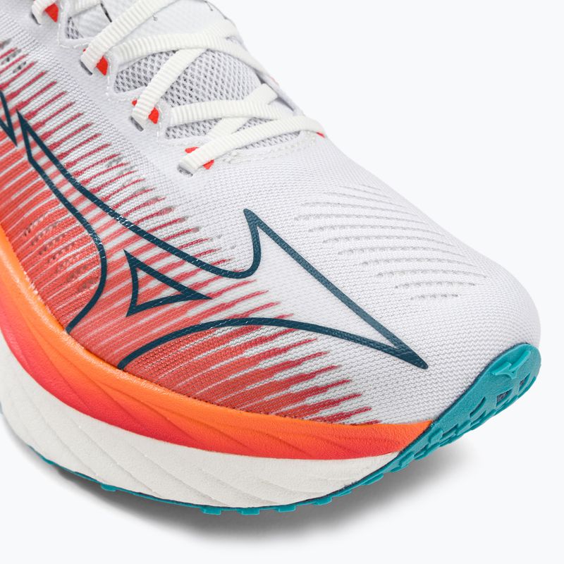 Mizuno Wave Rebellion Pro бяло-оранжеви обувки за бягане J1GC231701 7
