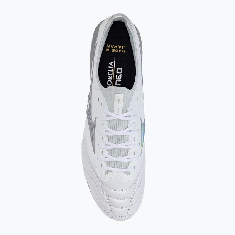 Mizuno Morelia Neo III Beta JP футболни обувки бели P1GA239004 6