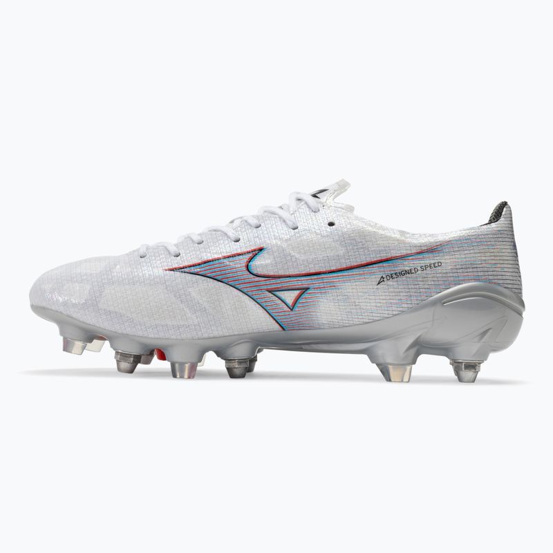 Мъжки футболни обувки Mizuno Alpha JP Mix white/ignition red/ 801 c 10