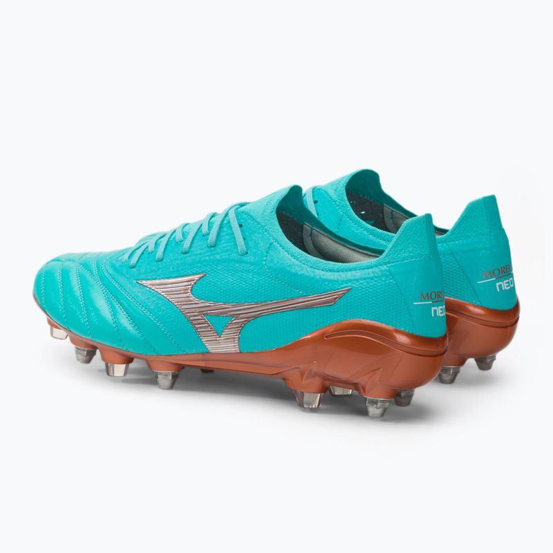 Mizuno Morelia Neo III Beta JP MD футболни обувки сини P1GC239025 3