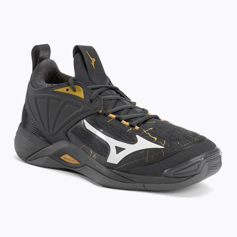 Мъжки обувки за волейбол Mizuno Wave Momentum 2 black oyster/mp gold/inrongat