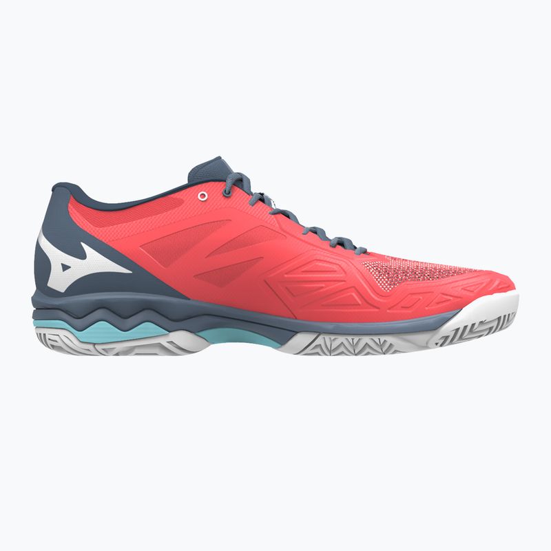 Дамски обувки за тенис Mizuno Wave Exceed Light AC Fierry Coral 2/White/China Blue 61GA221958 11